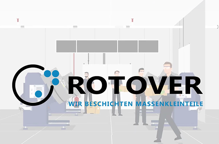 ROTOVER Trommellackierung von Massenkleinteilen – Video